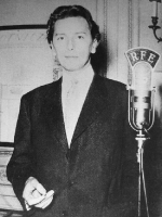 Delivering a statement on the Radio Free Europe